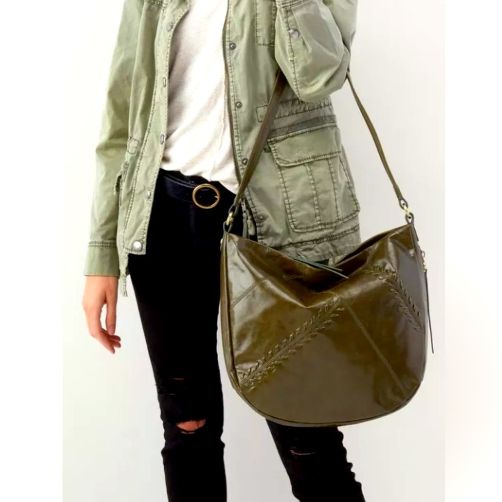 Hobo Garner Vintage Style Leather Shoulder Bag NWT